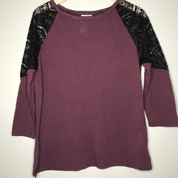 HP - Old Navy Boho Lace Shoulder Top - Small NWT